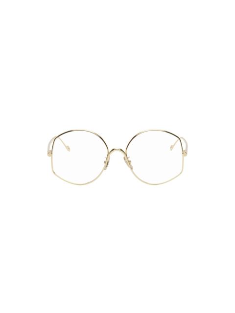 Loewe Gold Oversize Glasses