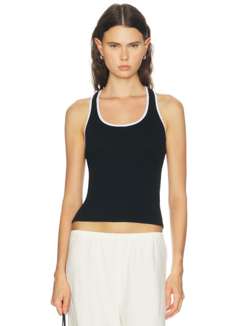 DONNI. The Baby Rib Racerback Tank Top