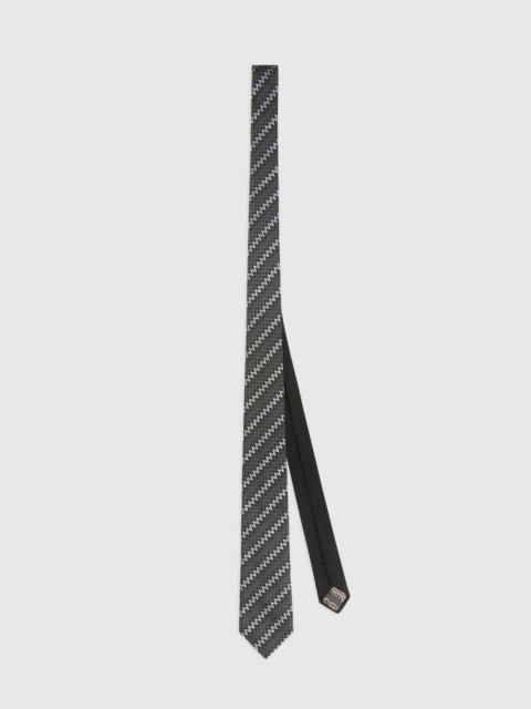 Missoni Lamé silk tie