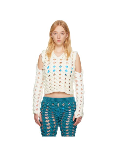 ISA BOULDER SSENSE Exclusive Off-White Sweater
