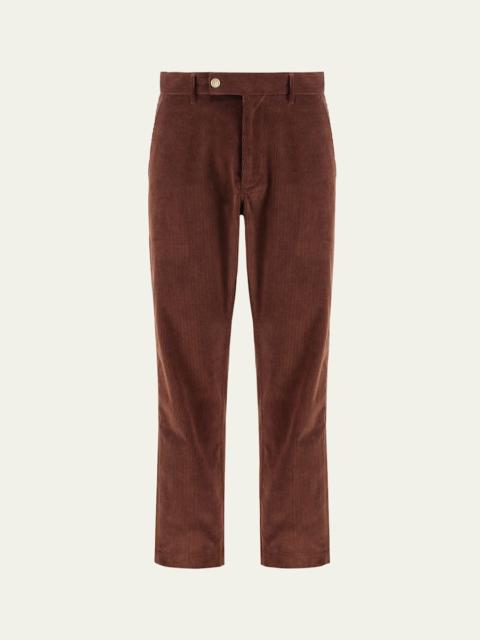 UMITBENAN Men's Corduroy Straight-Leg Trousers