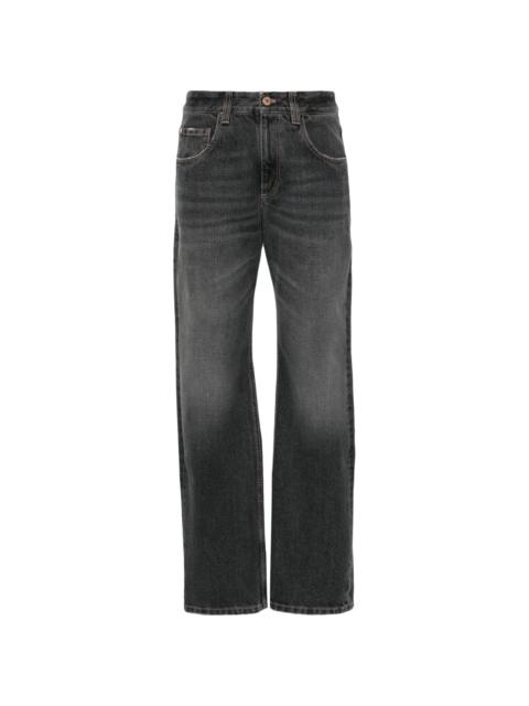 Retro Vintage straight-leg jeans