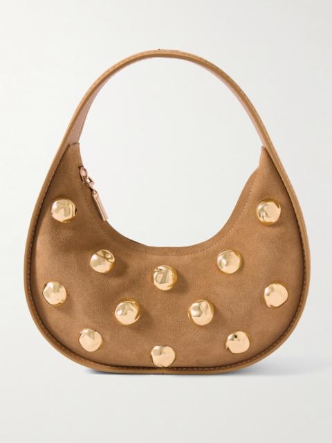 SIMKHAI Finn Studded Suede Tote