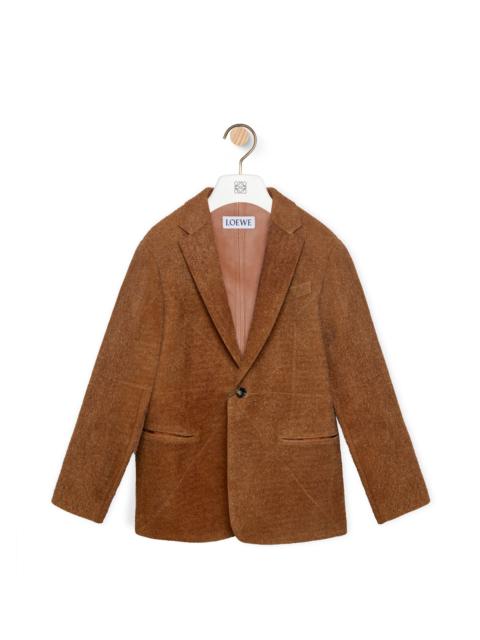 Loewe Puzzle jacket in brushed suede