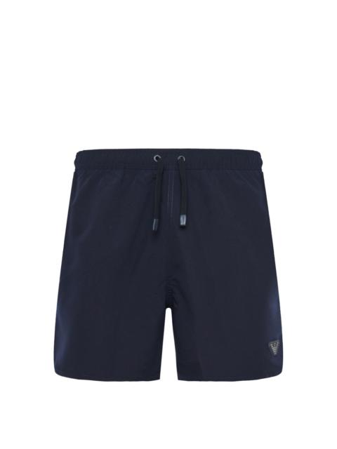 logo-patch swim shorts