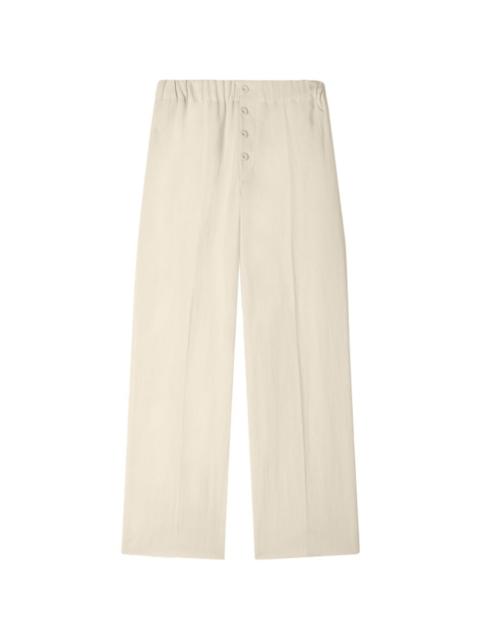 Sandro elastic-waistband trousers