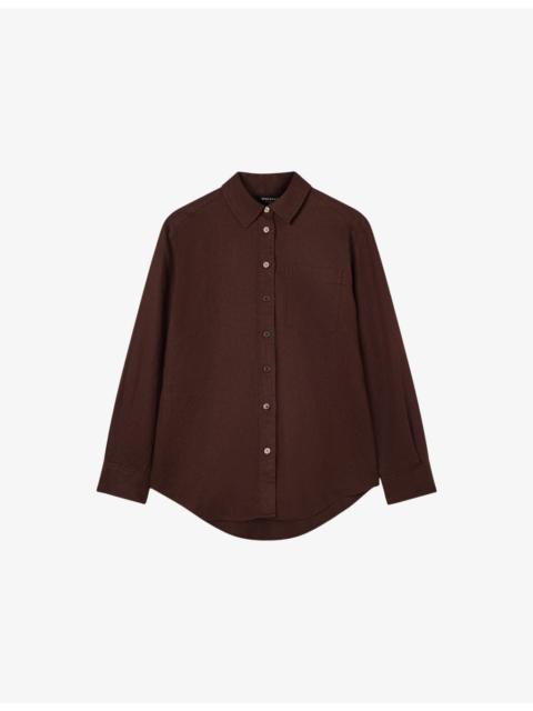 WHISTLES Ultimate Relaxed-Fit Linen Shirt