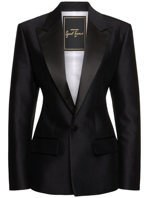 DSQUARED2 Dan statement silk & wool blazer