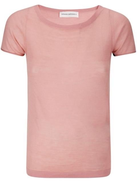 extreme cashmere Boat neck t-shirt