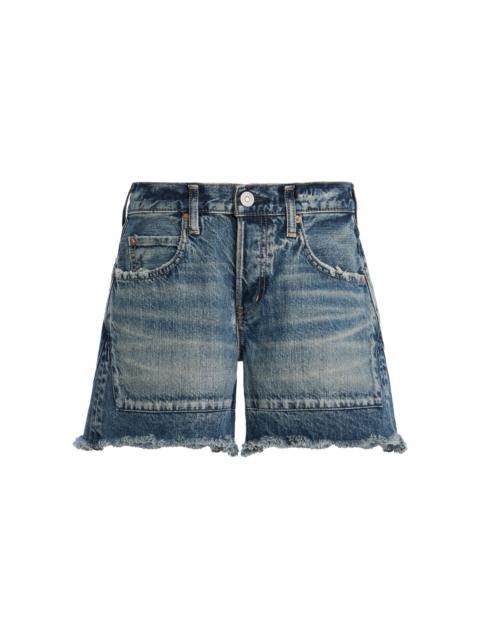 MOUSSY VINTAGE Remo Remake Denim Shorts medium wash