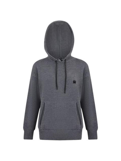 MSGM embroidered-detail hoodie