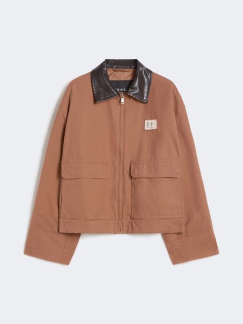 WEEKEND Max Mara FRECCIA Cotton canvas jacket - TOBACCO