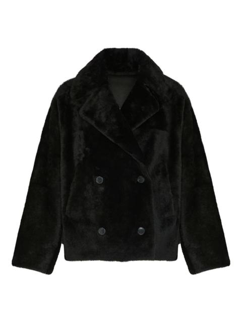 Yves Salomon double-breasted shearling jacket