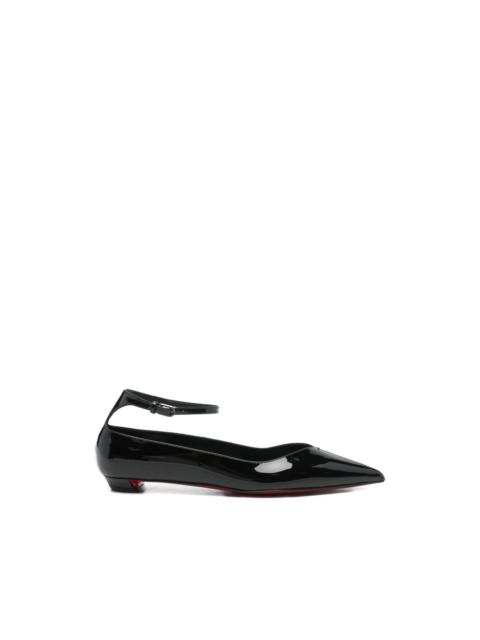 Christian Louboutin Erozeena ankle-strap flat pumps