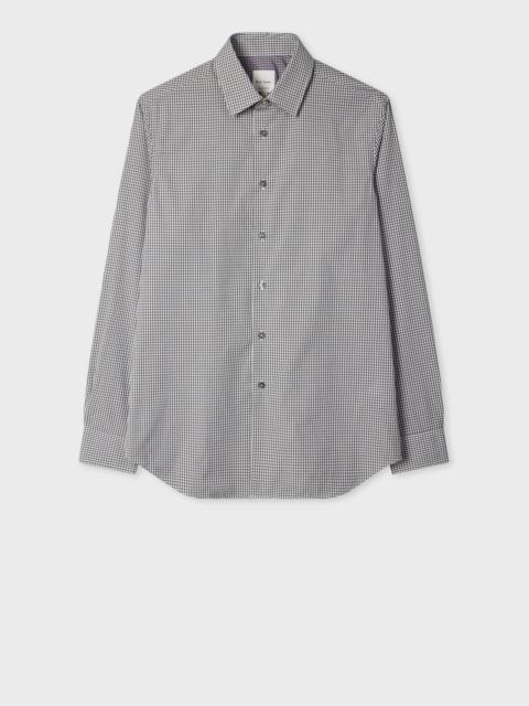 Paul Smith Regular-Fit Green Gingham Shirt