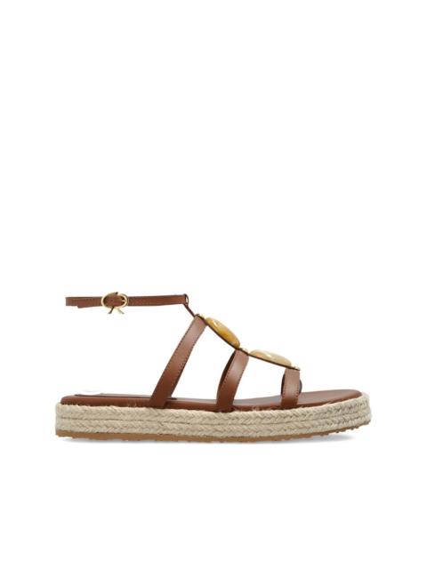 Gianvito Rossi 35mm stone-embellished espadrilles