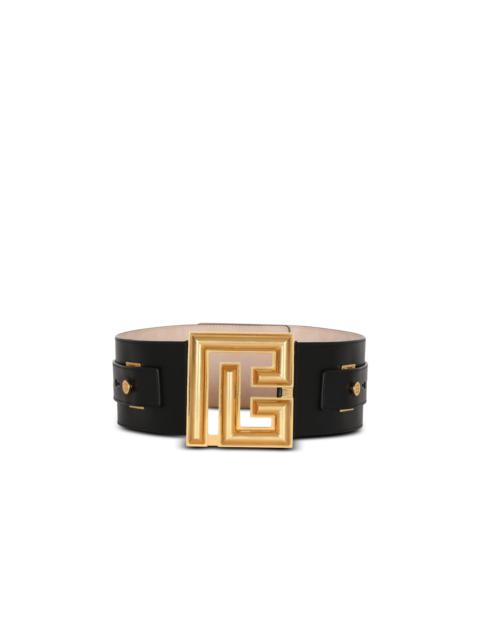 Balmain Leather P-Belt