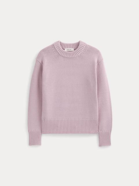 EVERLANE OVERSIZED COCOON CREW IN ELEVATED COTTON