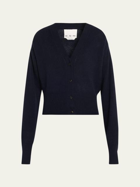 SA SU PHI Iconic V-Neck Cashmere Cardigan