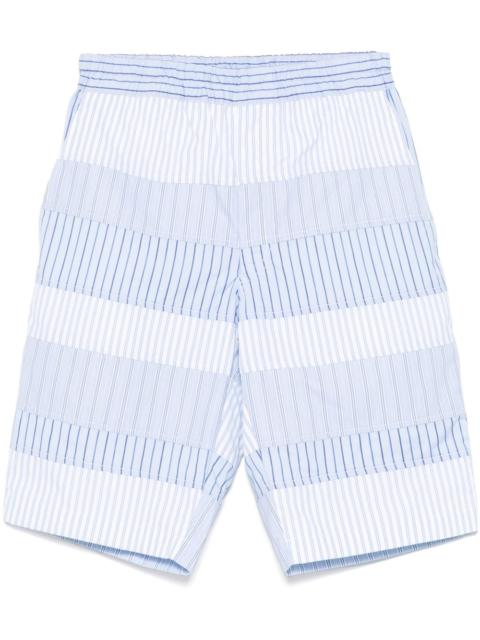 Comme des Garçons SHIRT layered striped shorts