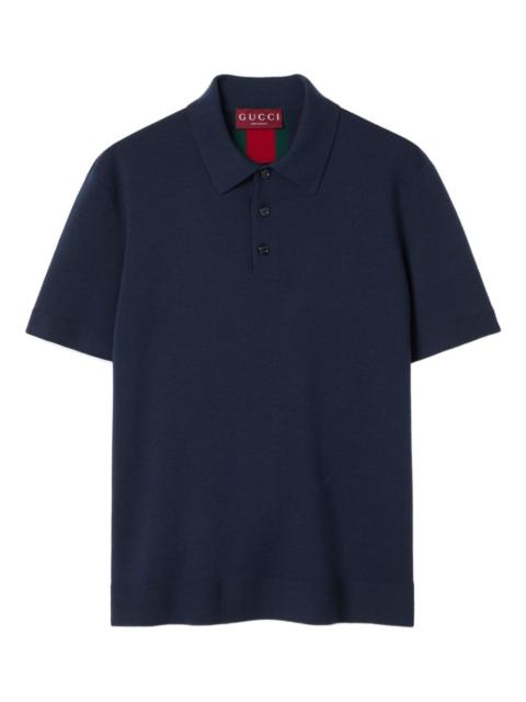wool polo shirt