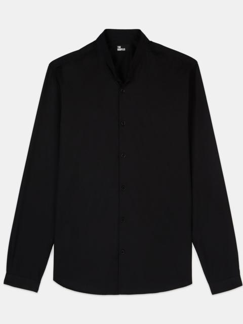The Kooples SLIM-FIT BLACK SMART TWILL SHIRT