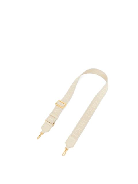 Loewe Anagram strap in jacquard and calfskin