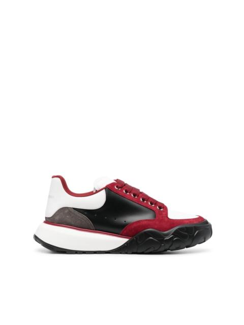 Alexander McQueen colour-block leather low-top sneakers