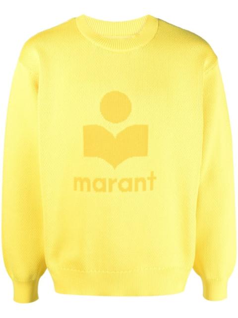 logo-print crew-neck sweatshirt