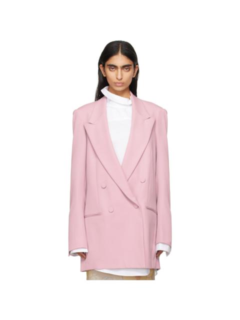 Pink Wool Blazer