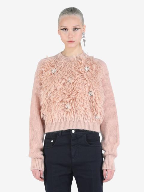 N°21 CRYSTAL-EMBELLISHED SWEATER