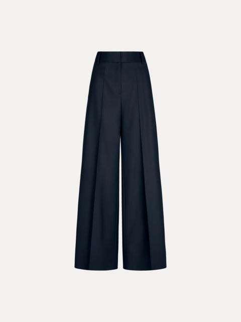 Oscar de la Renta WIDE-LEG WOOL-BLEND PANT