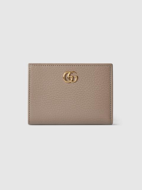 GUCCI GG Marmont pink interior wallet
