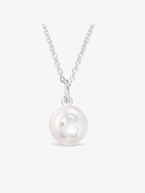 TOUS Short silver and 10.5 mm cultured freshwater pearl Necklace TOUS Icon Pearl