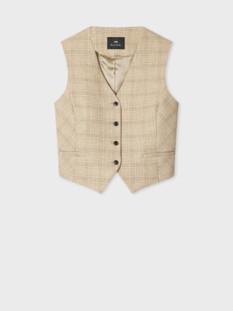 Paul Smith Women's Stone Check Waistcoat