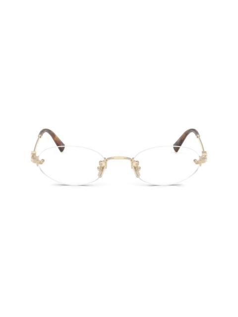 Miu Miu oval-frame glasses