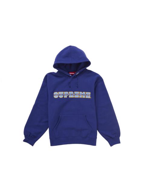 Supreme Supreme Collegiate Acronym Hooded Sweatshirt Royal