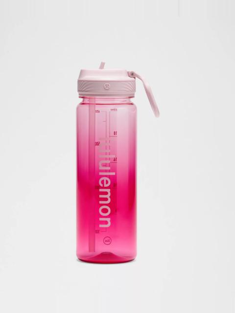 lululemon Back to Life Clear Bottle 24oz *Straw Lid
