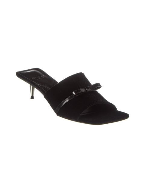Gucci GG Velvet Sandal