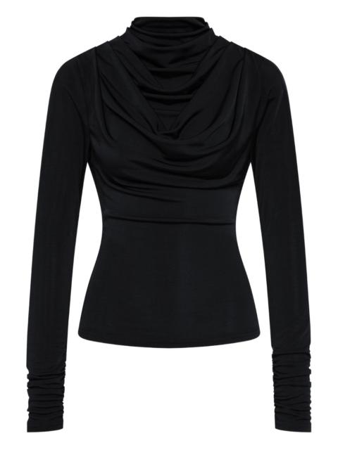 REBECCA VALLANCE Erin cowl-effect long-sleeve top