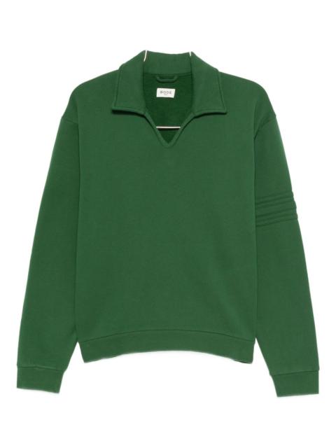 BODE polo-collar sweater