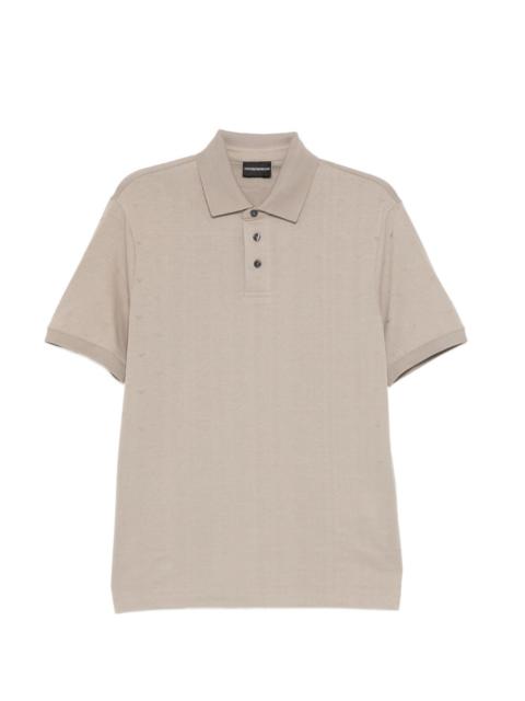 EMPORIO ARMANI cotton jersey polo shirt