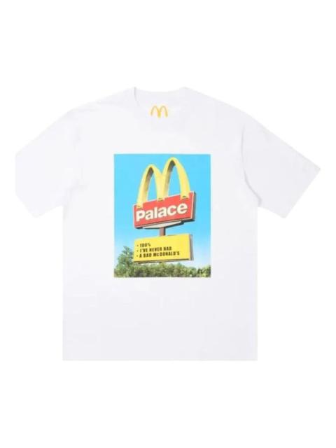 PALACE McDonald's Sign 티셔츠 "WHITE"