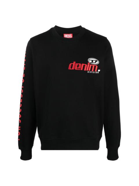 logo-print cotton sweatshirt