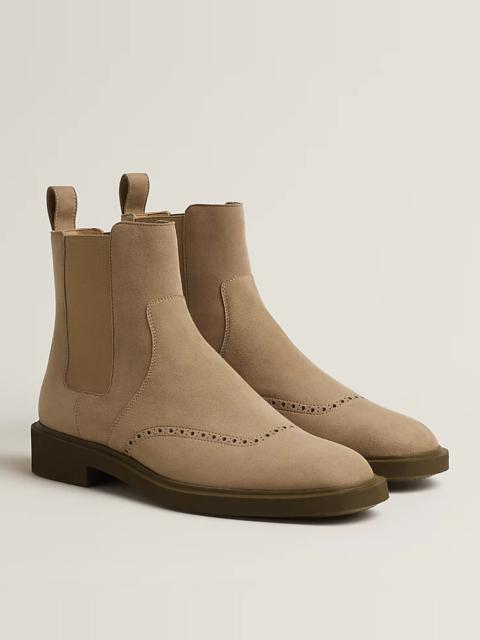 Hermès Ebony ankle boot