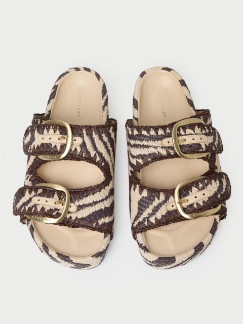 LOEFFLER RANDALL Nico Zebra Two-Band Sandal