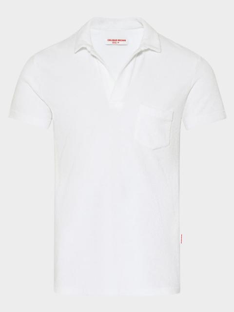 ORLEBAR BROWN Men's Cotton Terry Polo Shirt