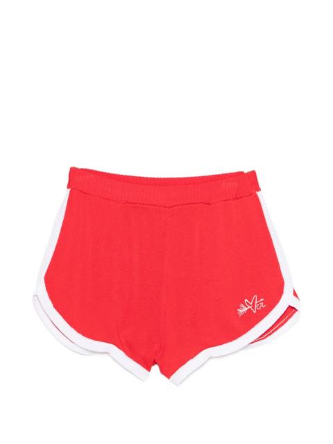 CHARLES JEFFREY LOVERBOY logo-detail shorts
