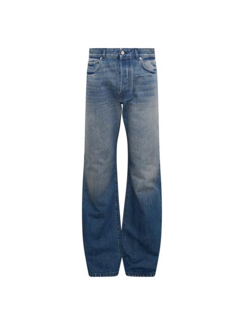 Dries Van Noten Loose Fit Mid Rise Straight Jeans