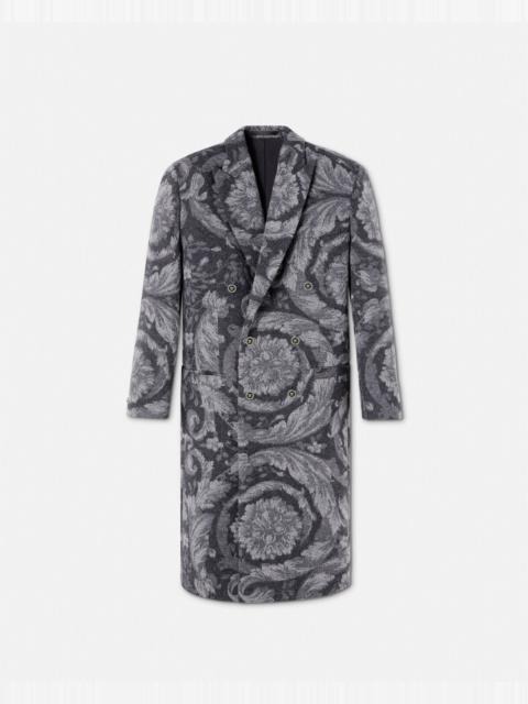 Barocco Cashmere-Blend Long Coat